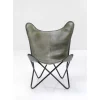 Sessel California Leder Khaki