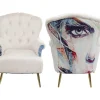 Sessel Portrait Creme