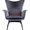 Sessel Tudor Velvet Silbergrau