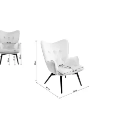 Sessel Vicky Grau