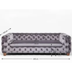 Sofa Desire 3-Sitzer Khaki