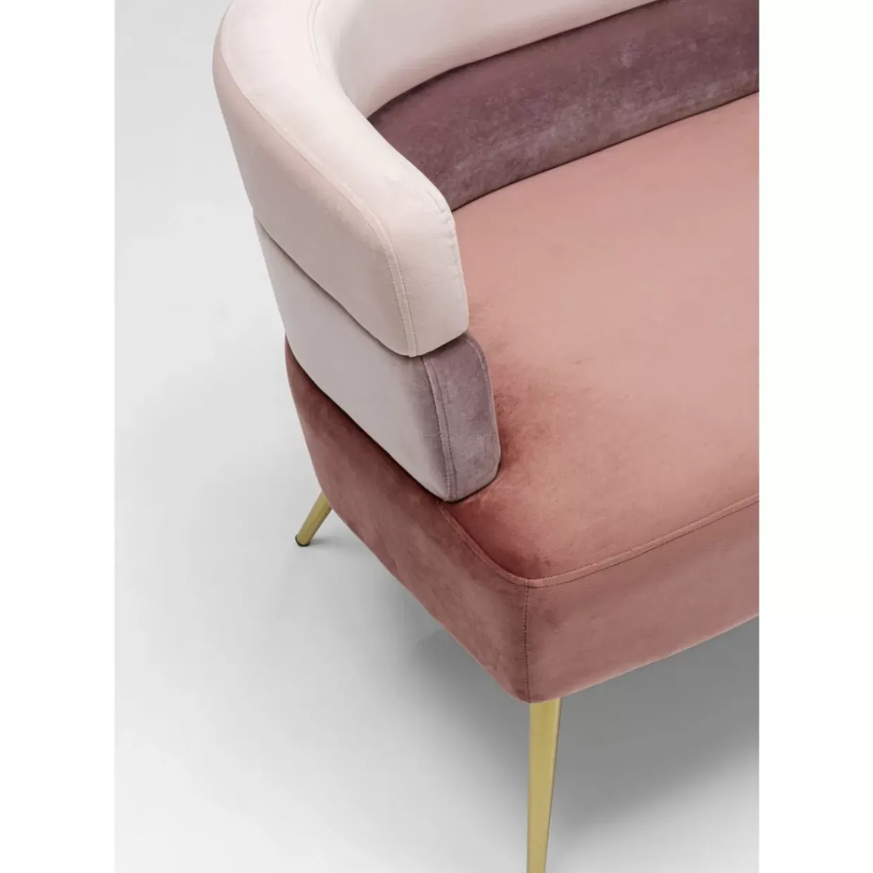 Sofa Sandwich 2-Sitzer Rosa