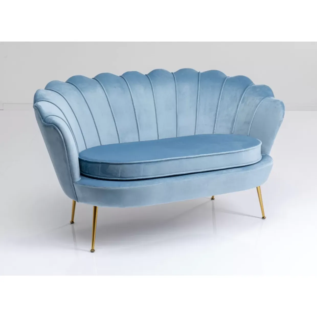 Sofa Water Lily 2-Sitzer Aqua 132Cm