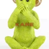 Spardose Monkey Iwazaru Grun