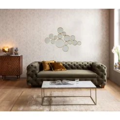 Spiegel Bubbles Messing 183X93Cm