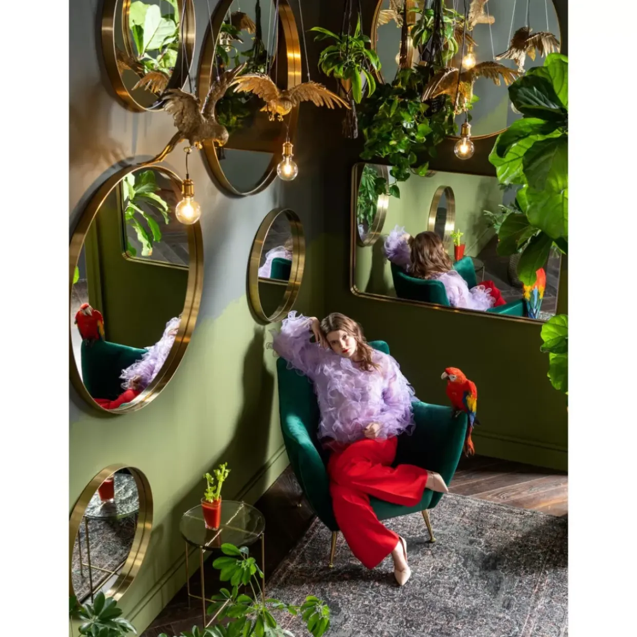 Spiegel Curve Mo Brass O100