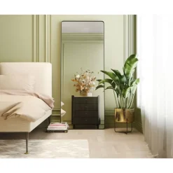 Spiegel Ombra Soft Schwarz 200X80Cm
