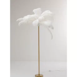 Stehleuchte Feather Palm Weis 165Cm