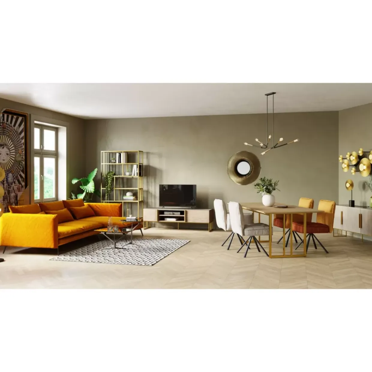Stuhl Chelsea Grau