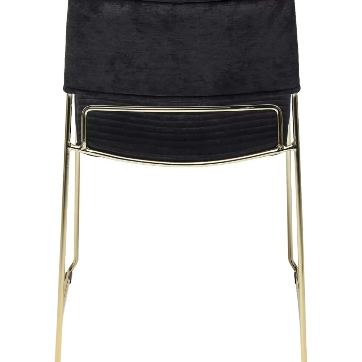 Stuhl Hugo Schwarz Gold