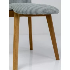 Stuhl Lara Cord Blau