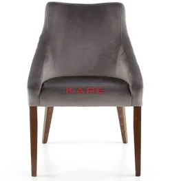 Stuhl Mode Velvet Grau