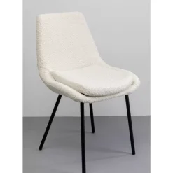 Stuhl West Side Boucle Creme