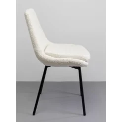 Stuhl West Side Boucle Creme