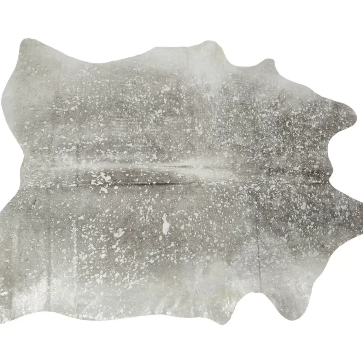 Teppich Hide Acid Wash Silber