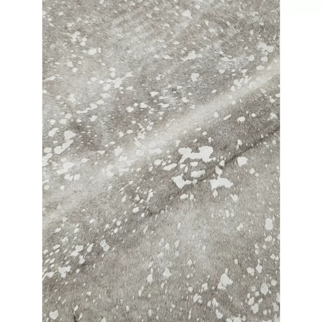 Teppich Hide Acid Wash Silber
