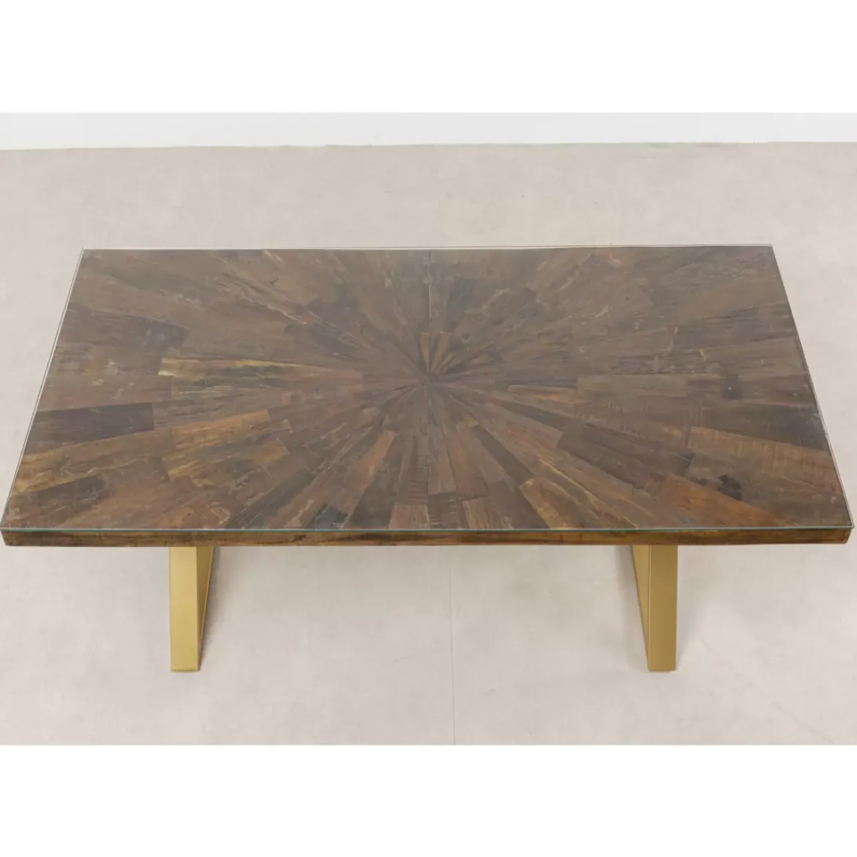 Tisch Conley Cross Brass 180X90Cm
