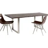 Tisch Harmony Dunkel Chrom 160X80