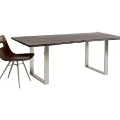 Tisch Harmony Dunkel Chrom 160X80