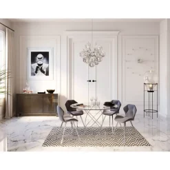 Tisch Molekular Silber O120Cm
