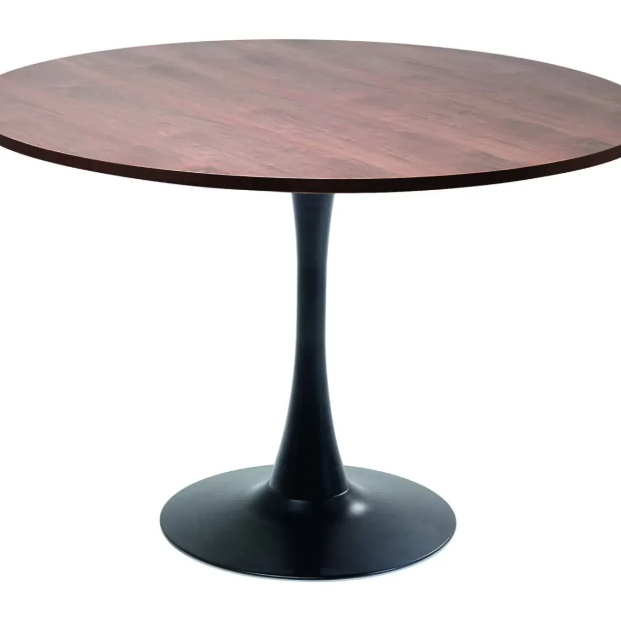 Tisch Schickeria Walnuss Schwarz O110Cm