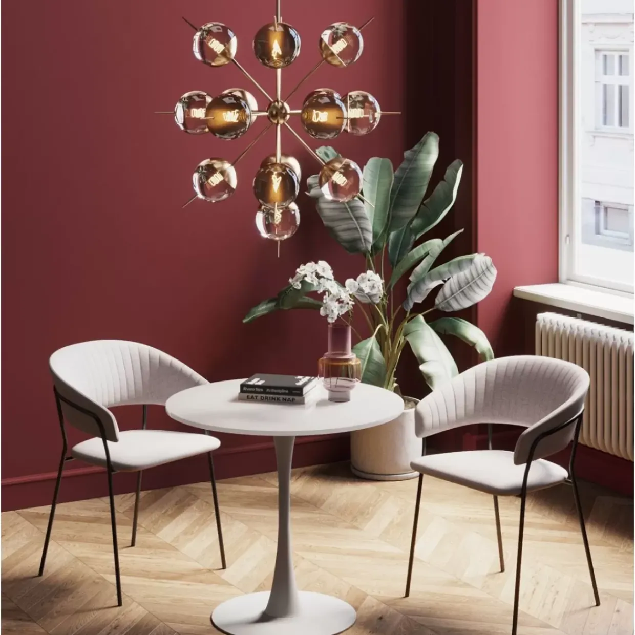 Tisch Schickeria Weis O80