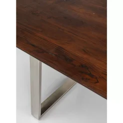 Tisch Symphony Dunkel Chrom 200X100