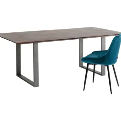 Tisch Symphony Dunkel Rohstahl 180X90