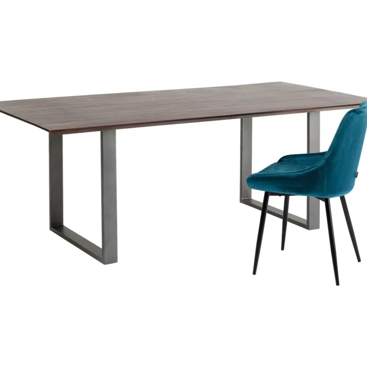 Tisch Symphony Dunkel Rohstahl 180X90