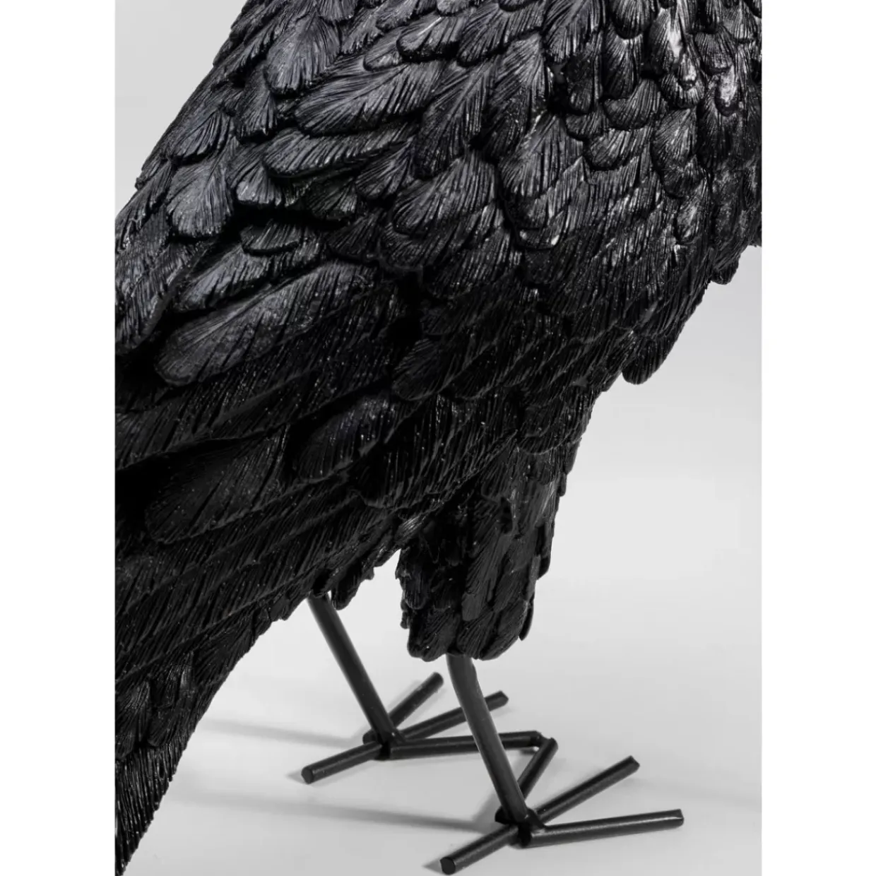 Tischleuchte Animal Crow Matt Schwarz