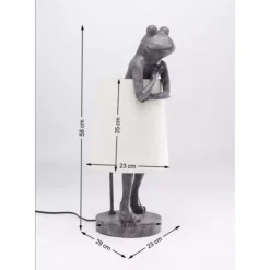 Tischleuchte Animal Frog Grau
