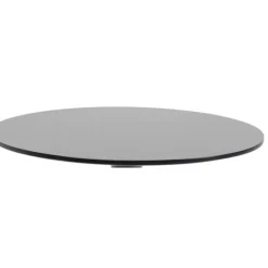 Tischplatte Schickeria Schwarz O80Cm