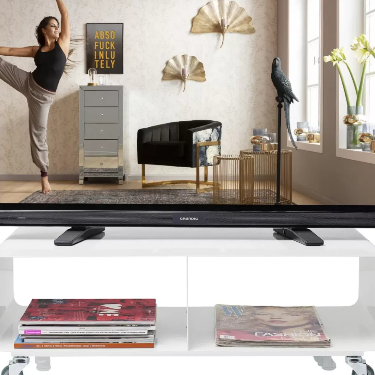 Tv Board Lounge M Mobil Weiss