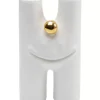 Vase Funny Teeth Weis 16Cm