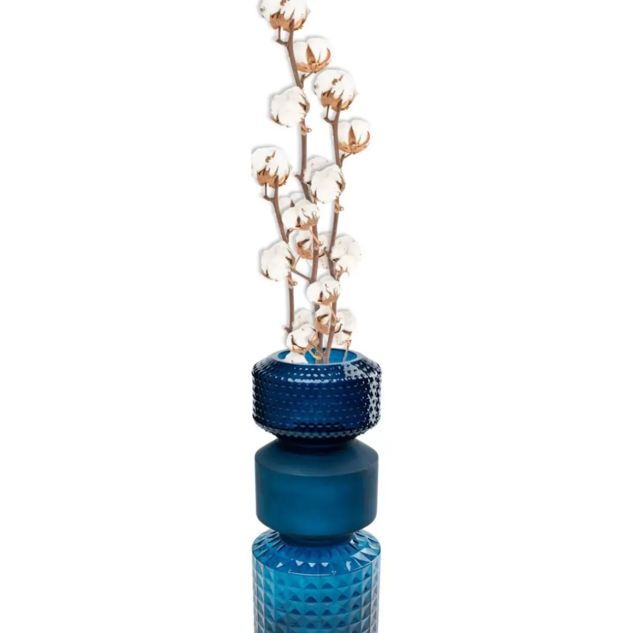 Vase Marvelous Duo Blau 42Cm