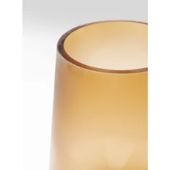 Vase Noble Ring Amber Matt 26Cm