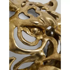 Wandschmuck Tiger Gold