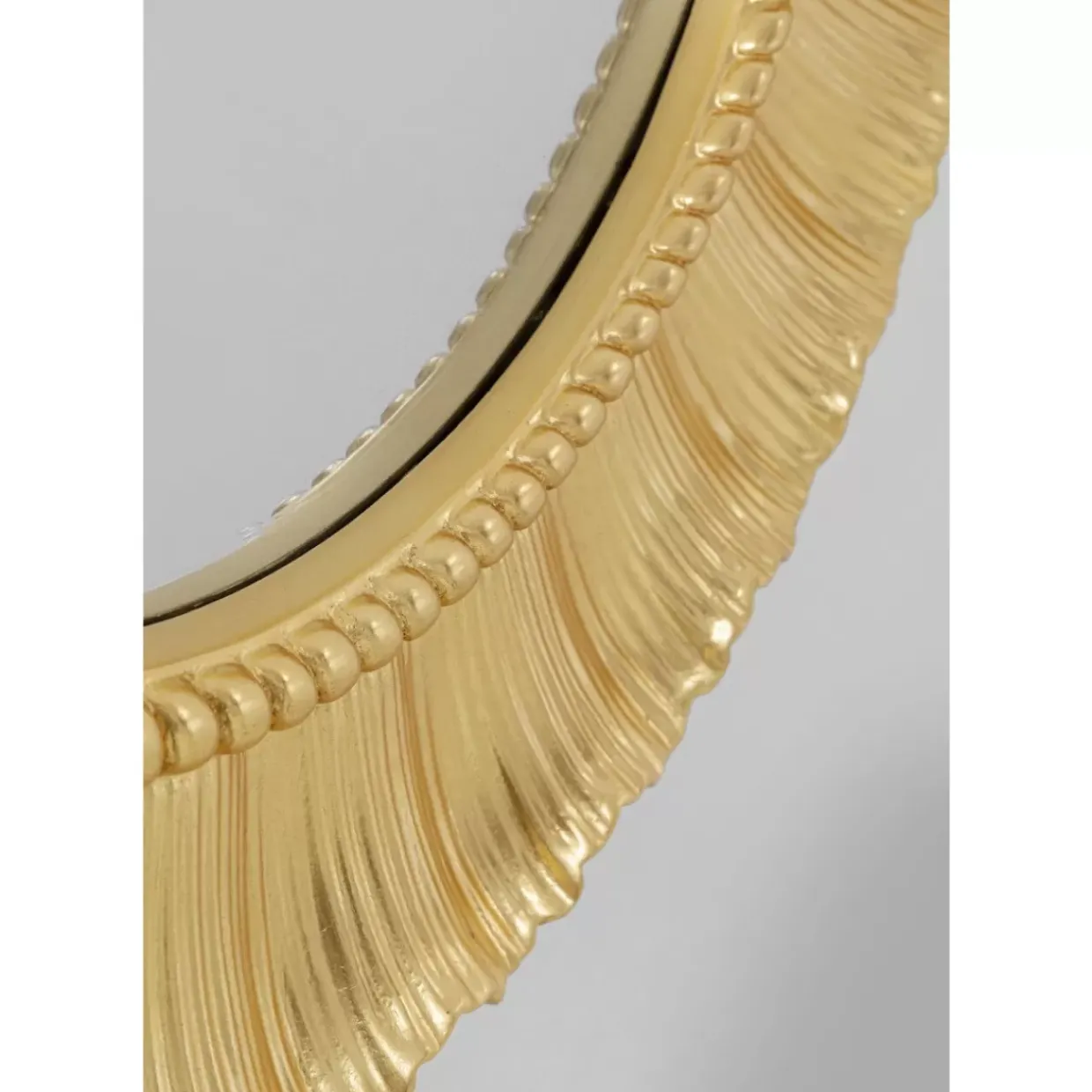 Wandspiegel Sun Ray Gold O84Cm