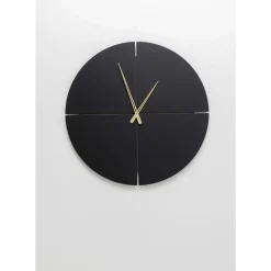 Wanduhr Andrea Schwarz O60Cm