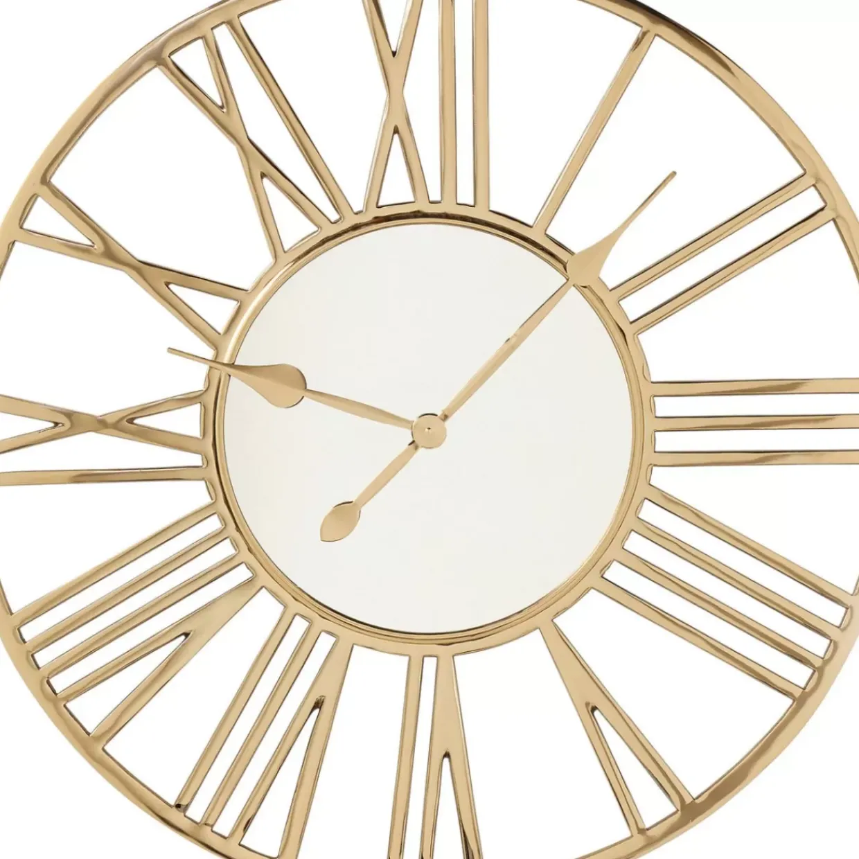 Wanduhr Giant Gold O80Cm