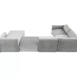 Wohnlandschaft 2 Lucca Grau Rechts 328Cm