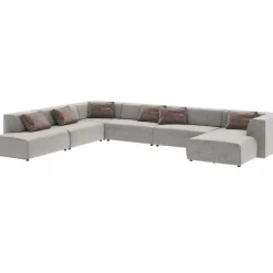 Wohnlandschaft Infinity Miami Grau 417Cm